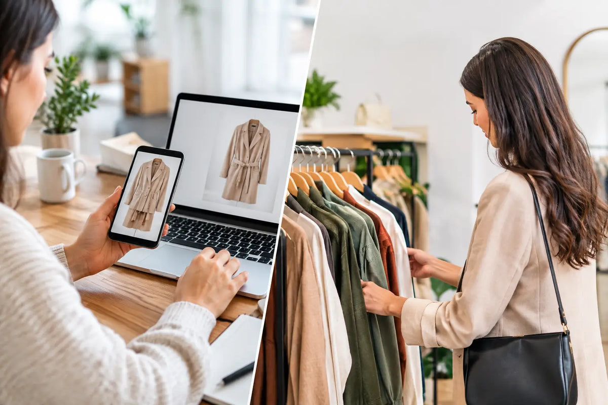 Consignación digital versus boutique física