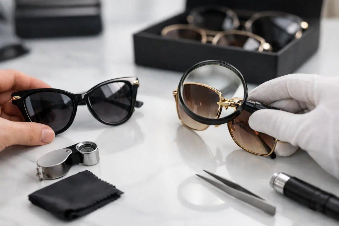 Cómo autenticar lentes de lujo sin equivocarte