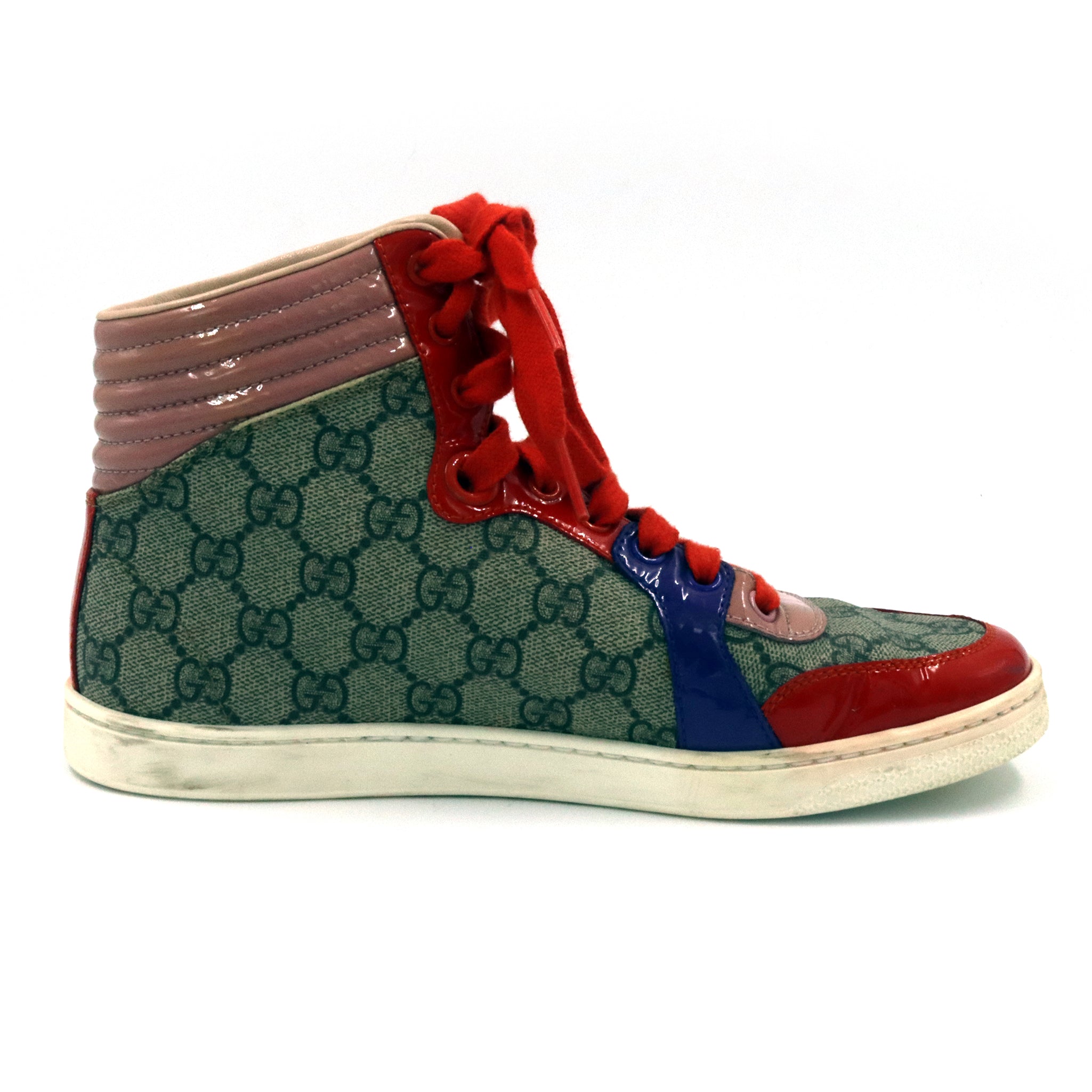 Gucci high tops red hotsell