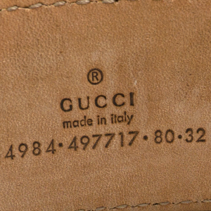 Cinturón Gucci